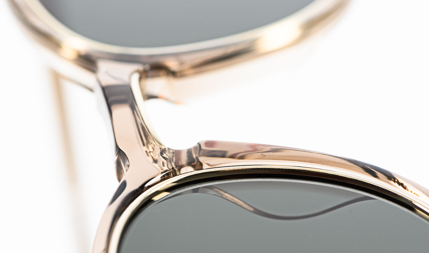 Mr. Leight – transparente runde Acetat Sonnenbrille gefertigt in Japan - KITSCHENBERG Brillen