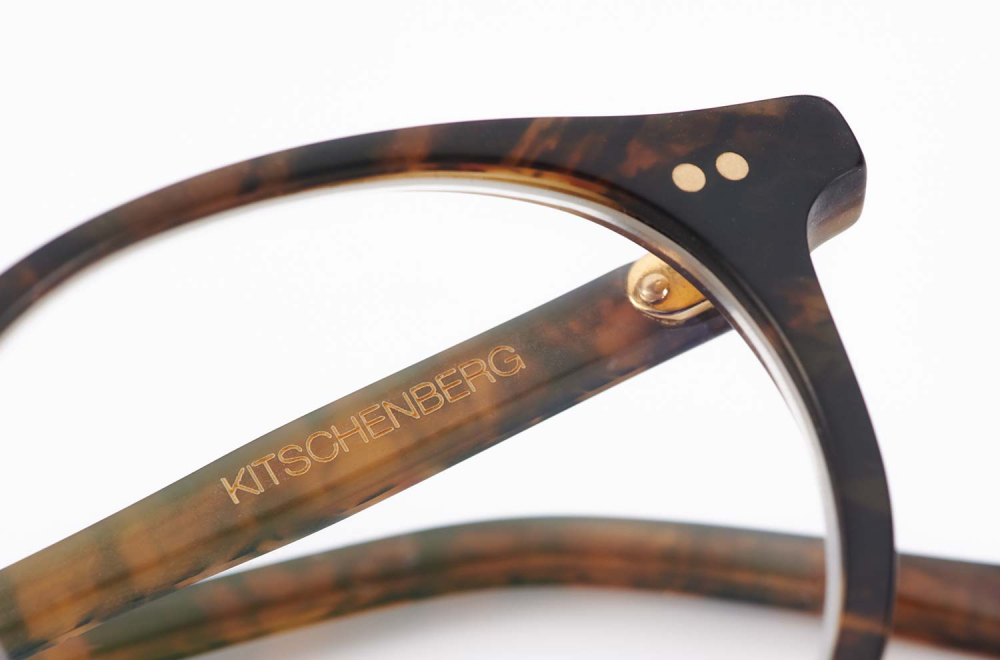 Kitschenberg Horn – Runde Panto Brille - Vintage Retro Design – Naturhorn - KITSCHENBERG Brillen