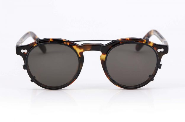 Moscot Originals – Panto – Retro – Vintage – Kunststoffbrille – Miltzen tortoise runde Brille mit Sonnenclip - KITSCHENBERG Brillen