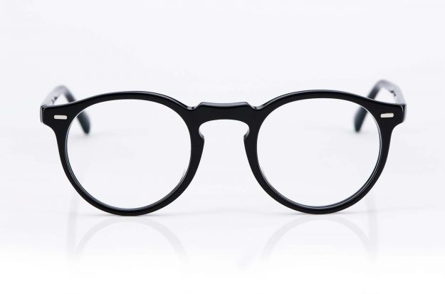 Oliver Peoples – Vintage – Originals – Gregory Peck – schwarz - Retro Design - Panto – rund – Kunststoffbrille – KITSCHENBERG Brillen