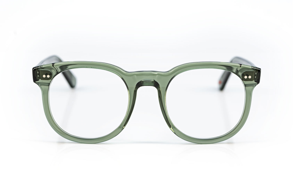 Alf – Atelier de Lunetterie Francais – 21.06.007 - dicke smaragdgrüne Panto Brille im Vintage Retro Stil – genietet und in Frankreich gefertigt- KITSCHENBERG Brillen
