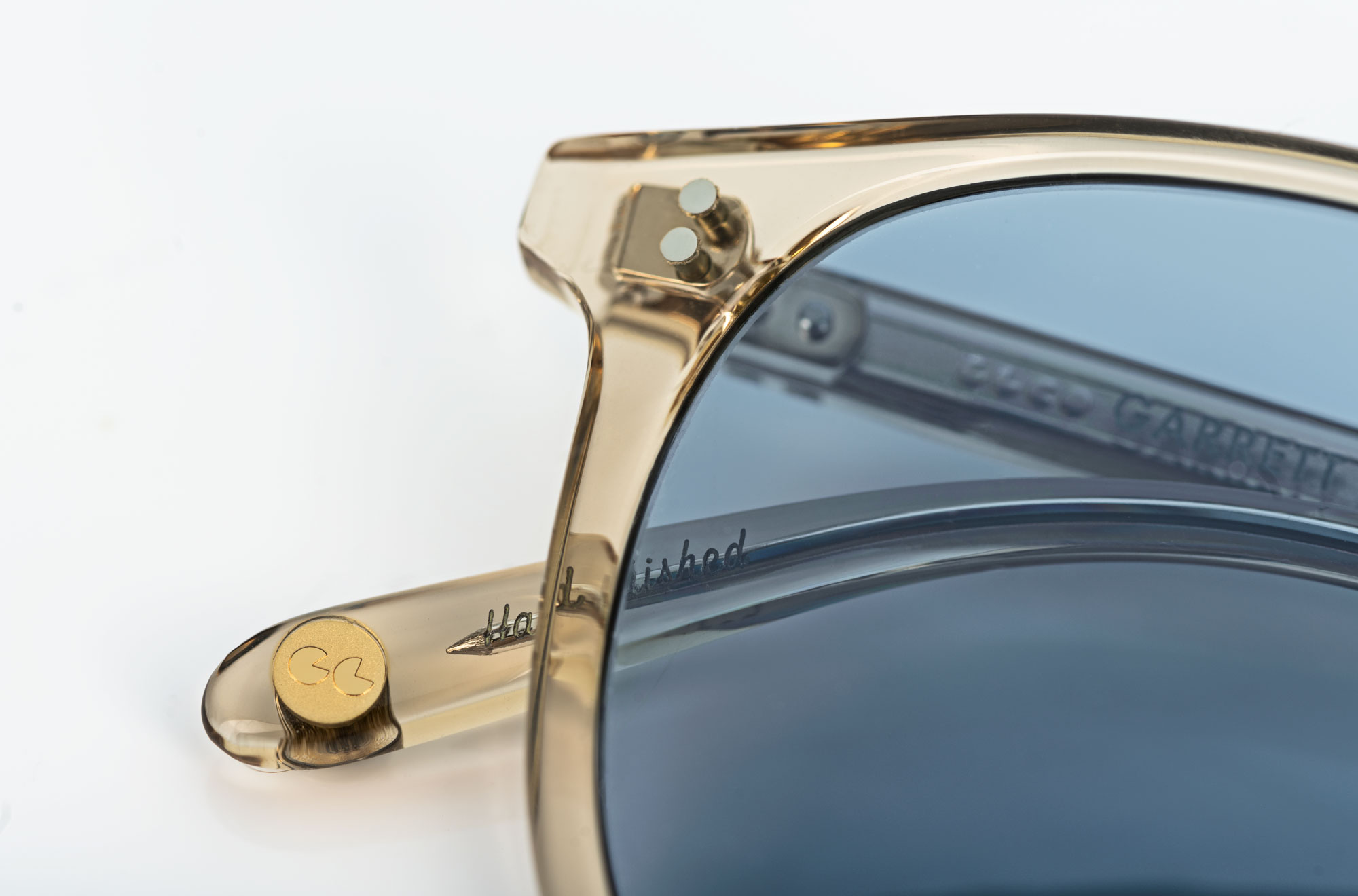 Garrett Leight – Kinney – Champanger blue smoke – Sonnenbrille - handfinished – Vintage – KITSCHENBERG Brillen