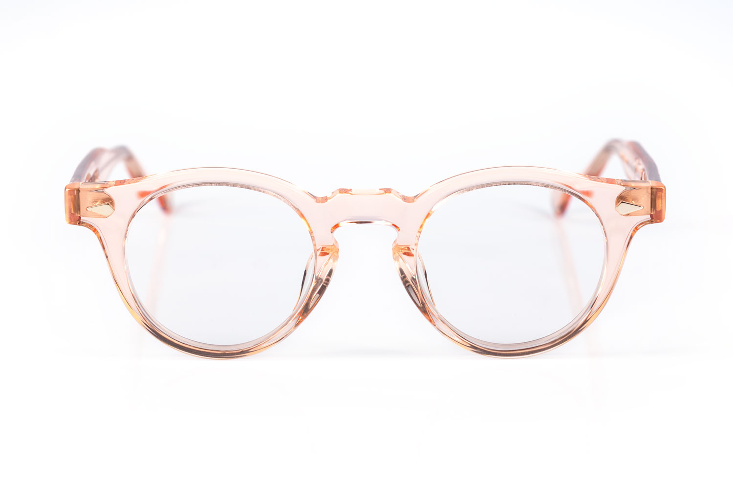 Julius Tart Pantobrille – rose farbiges Acetat – made in Japan – genietete Gelenke – KITSCHENBERG Brillen
