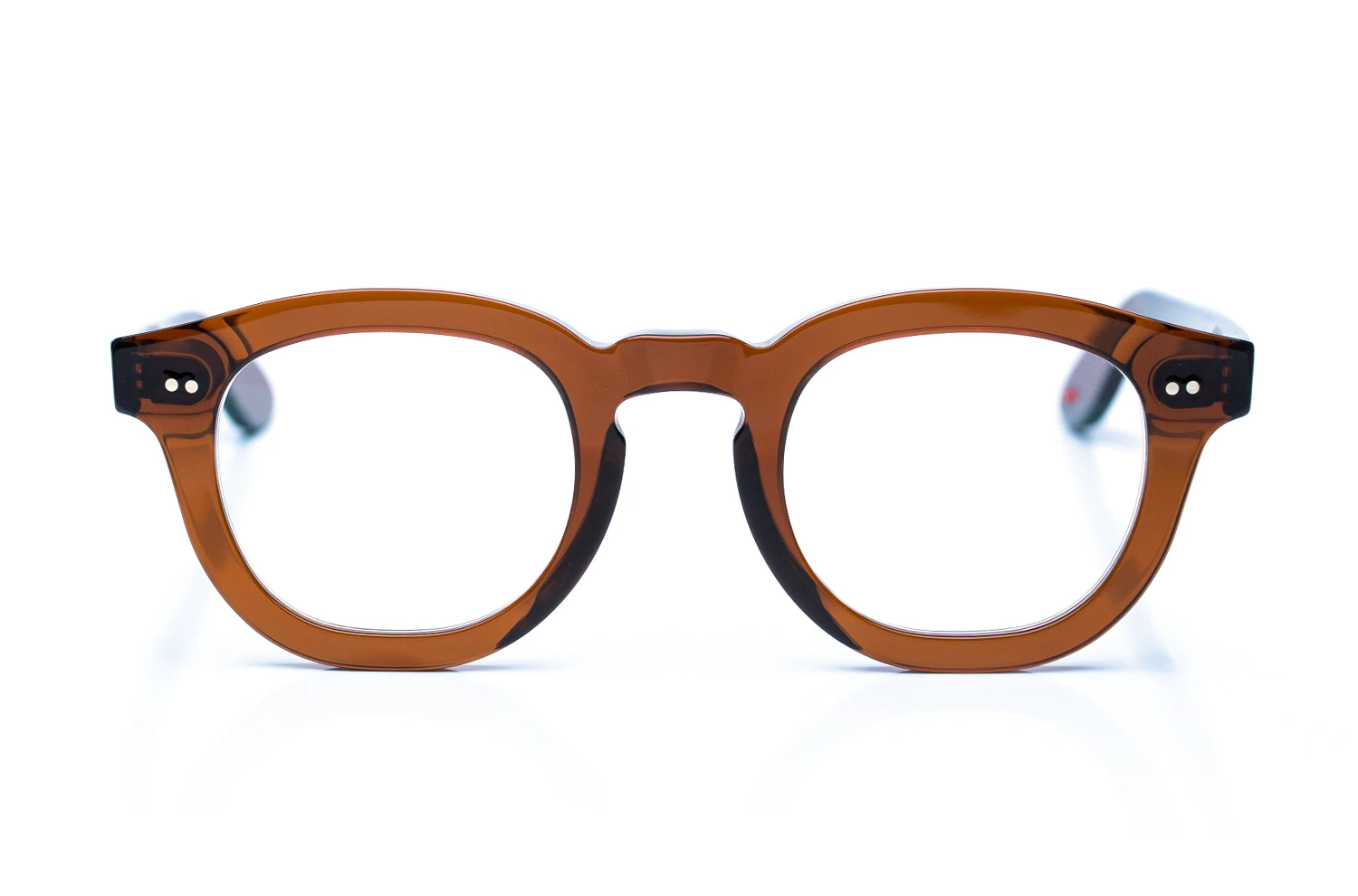 Cola farbige Brille von Alf in klassischer Form – Model 25-29-012 – made in Frankreich - Kitschenberg