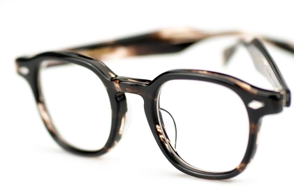 Kunststoffbrille von Bros Japan – Model 002 in braun – klassische vintage Panto form - Kitschenberg