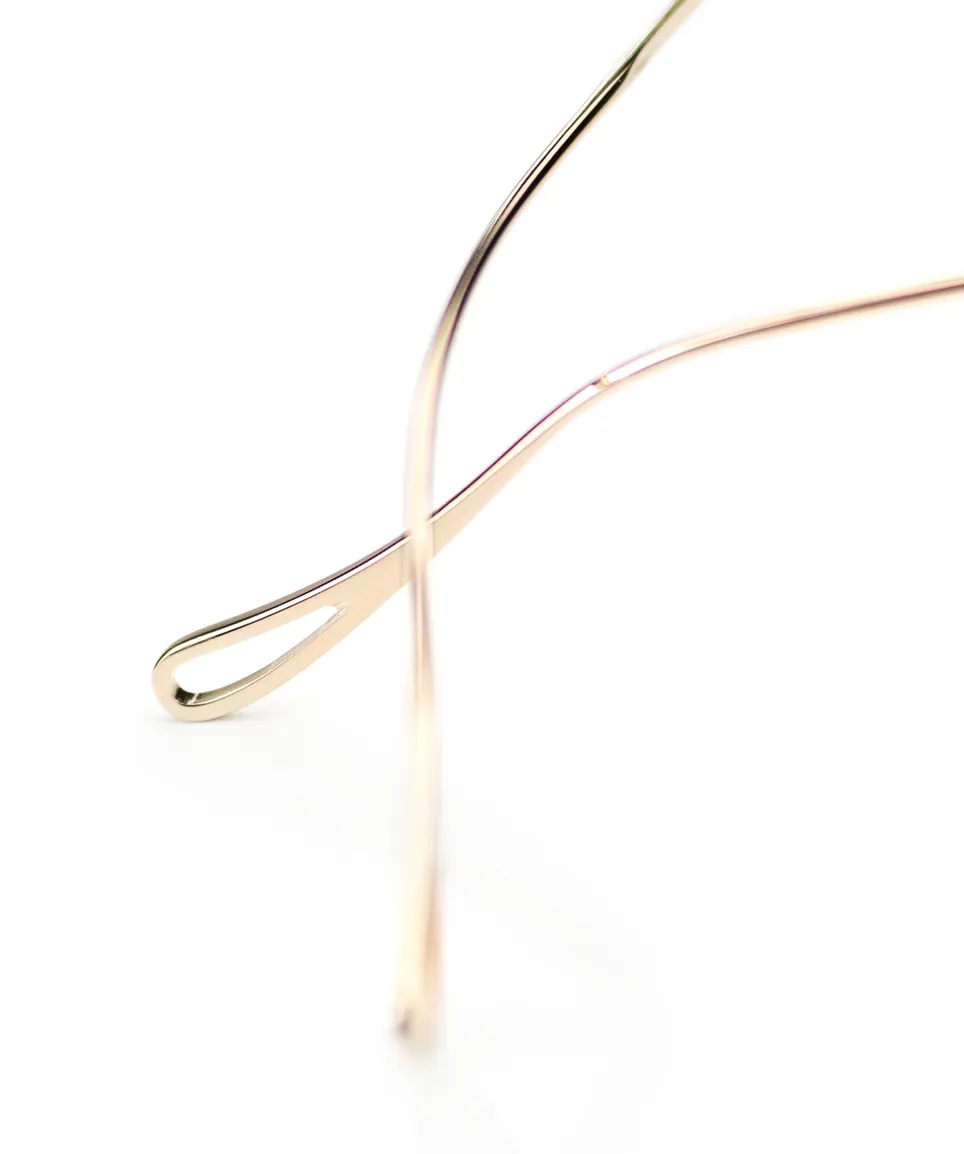 Bügel der Brille Sampson in gold – Bros Japan – made in Japan – Kitschenberg