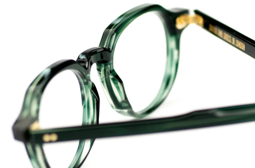 Brille von Cutler and Gross – Kronenpanto – grünes Acetat – Modell gr06-03 – zeitloses Design – Kitschenberg