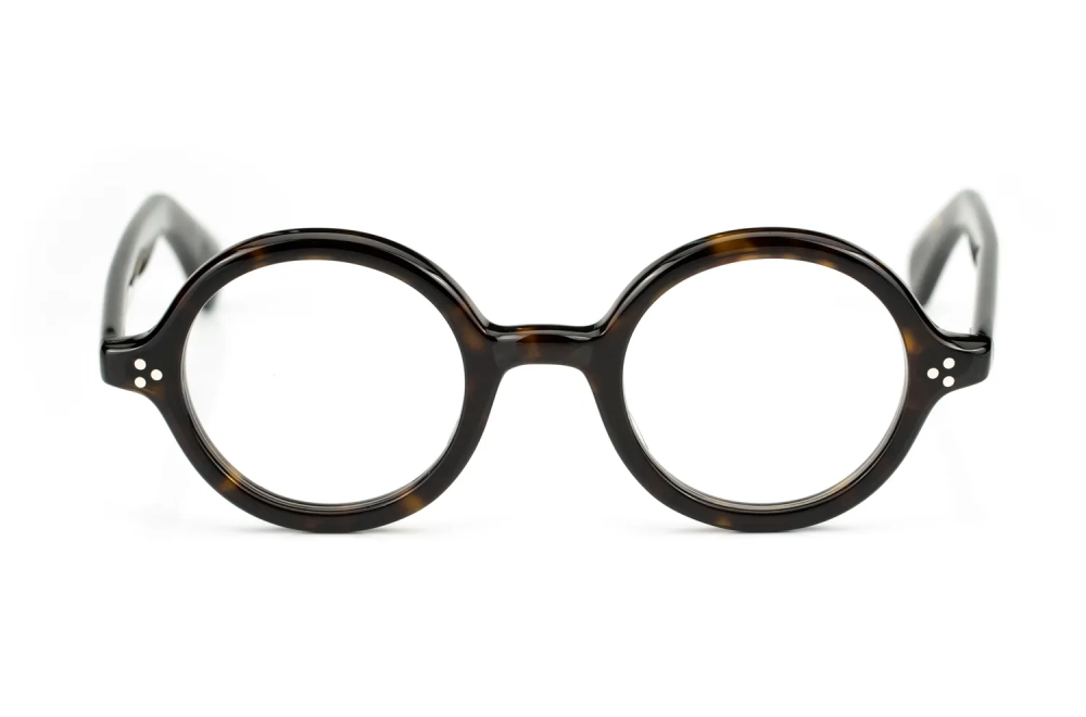 Runde Brille von Eyevan – Albion DT Tortoise Acetat – handgefertigt in Japan - Kitschenberg
