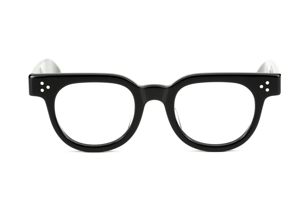 Brille von Julius Tart – model FDR – Piano Black – Kantige vintage Form – Handgenietet – Made in Japan – Kitschenberg