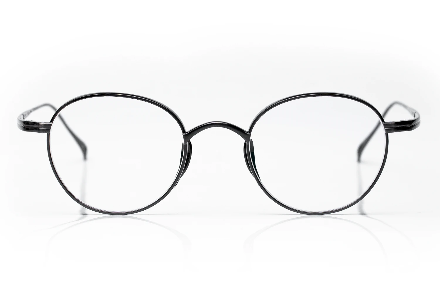 Graue Titanbrille – Panto 113 in brh – in Japan bei Kamemannen gefertigt - Kitschenberg