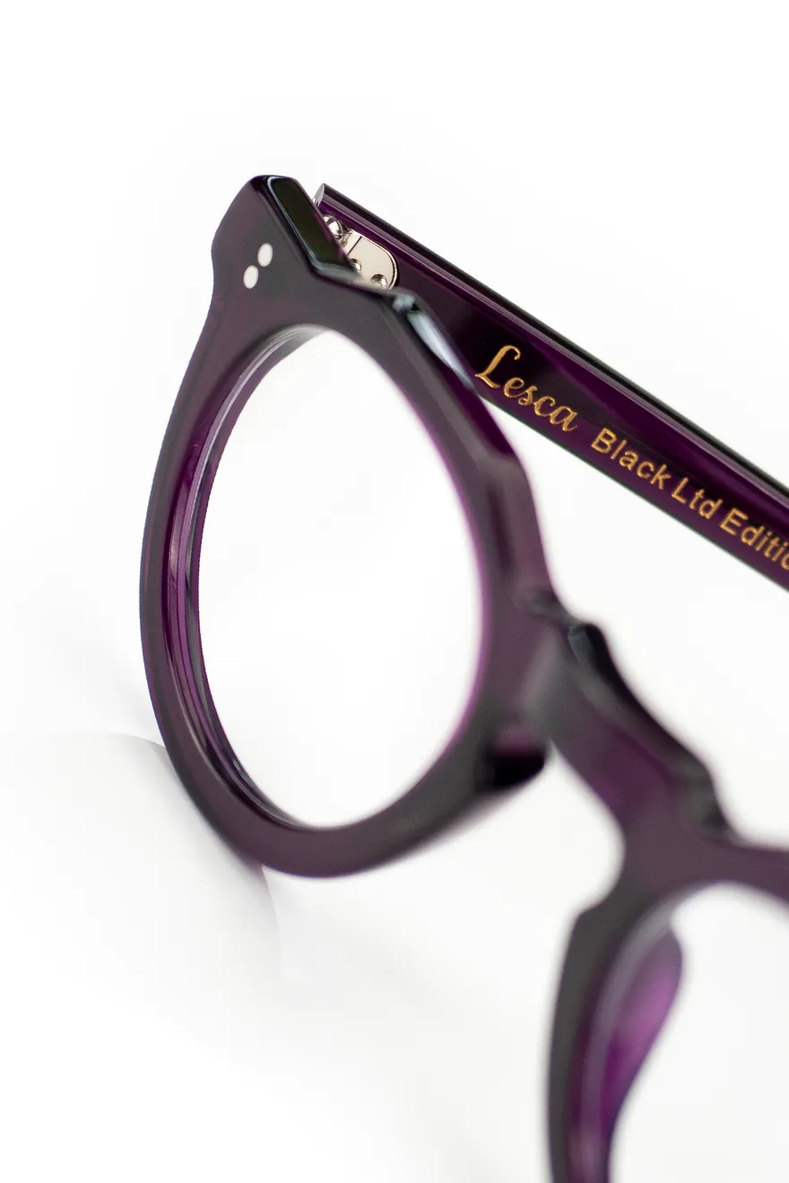 Brille von Lesca – Kronenpanto in Purple – Limited Edition – Pica – Vintage - Kitschenberg