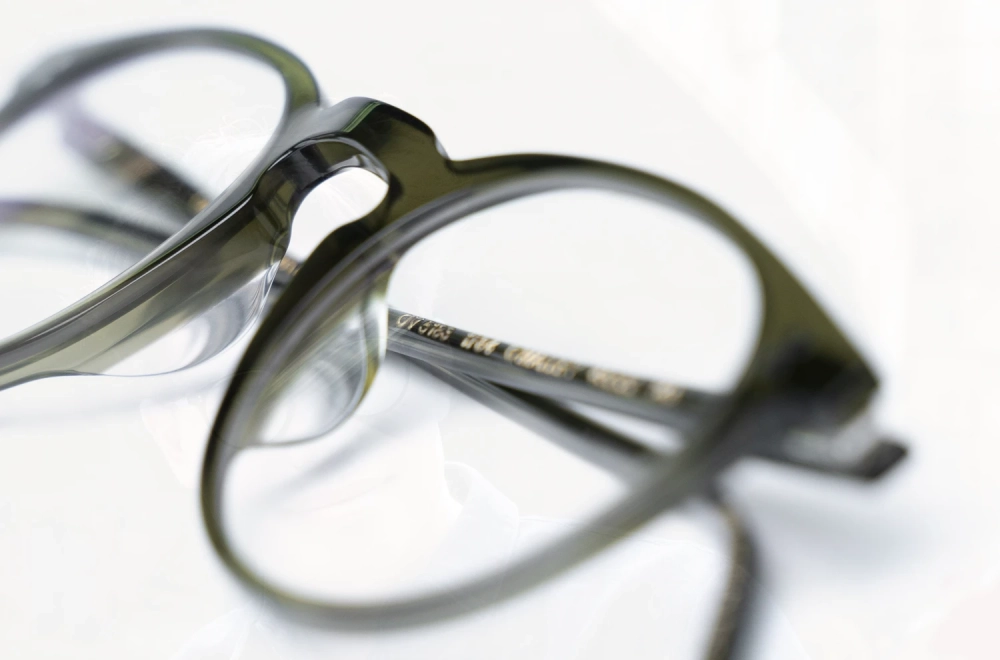 Olivgrüne Pantobrille aus Acetat von Oliver Peoples – Model O-malley 5183 – ein Klassiker - Made in Japan - Kitschenberg