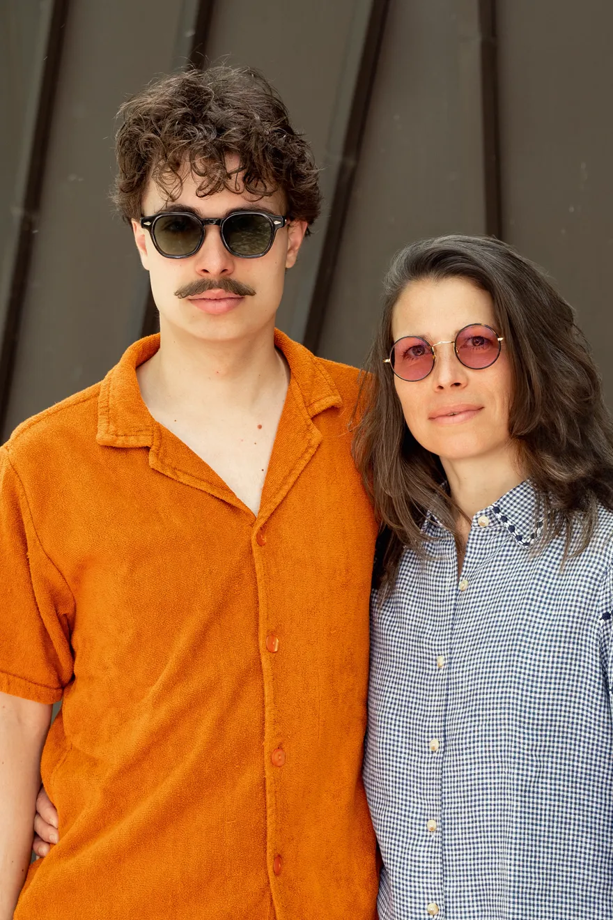 Sonnenbrillen von Moscot Modell Dolt in Dark Green und Ducloux Ronde in G-O-W105 – Klassisch, Vintage, zeitlos - Kitschenberg