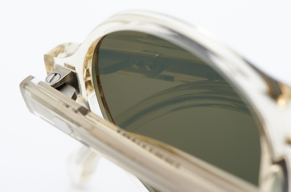 Lazare Studio – originale Retro Vintage Brille champagner farbige Sonnenbrille – Panto – Grüne Gläser – KITSCHENBERG Brillen